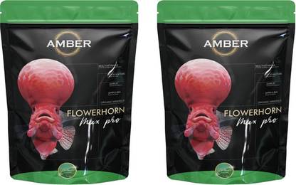 TAIYO FlowerHorn Max Pro Fish Supplement Food medium Pellets for Head Growth 0.2 kg (2x0.1 kg) Dry Young, Adult, Senior Fish Food