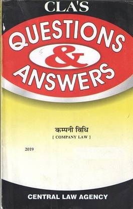 CLA's Question & Answers Company Law [Hindi]-2020