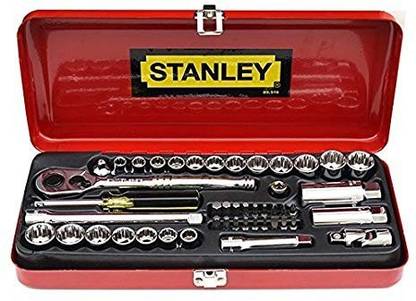 STANLEY 46 pc 3/8" SQ DR.Drive Socket Set Socket Set