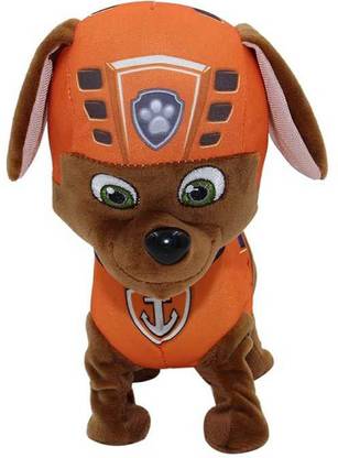 The Simplifiers Paw Pups Plush Battery Operated Dancing Figures (Zuma)  - 15 cm