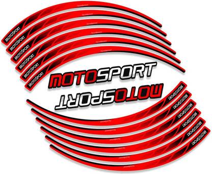 Piston Graphics Motorcycle Rim Sticker
