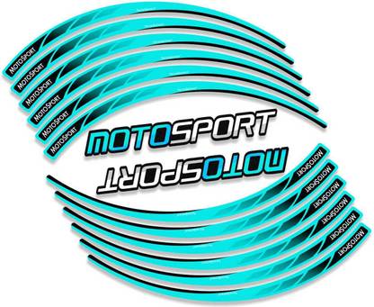 Piston Graphics Motorcycle Rim Sticker