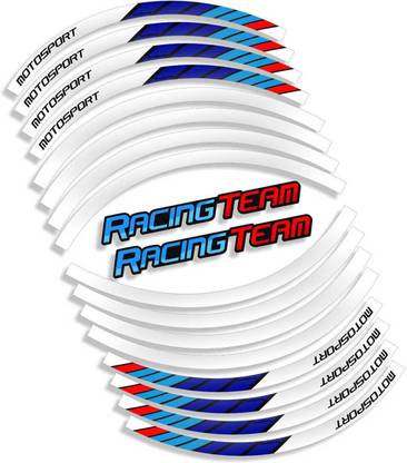 Piston Graphics Motorcycle Rim Sticker