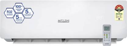 MITASHI 1 Ton 5 Star Split Inverter AC  - White