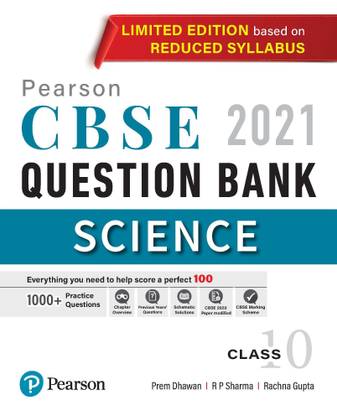 CBSE Revised Syllabus|Science Question Bank for Class 10|2021 | By Pearson