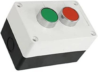 SS System Momentary Action NO NC Contact Green Red Cap Push Button Station - Multicolor Power Supply Electronic Hobby Kit