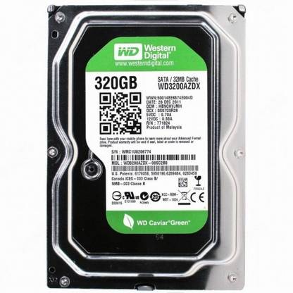 WESTERN DIGITAL green 320 320 GB Desktop Internal Hard Disk Drive (HDD) (Green power 500 GB Desktop Internal Hard Disk Drive | OEM product 1 year Warranty)