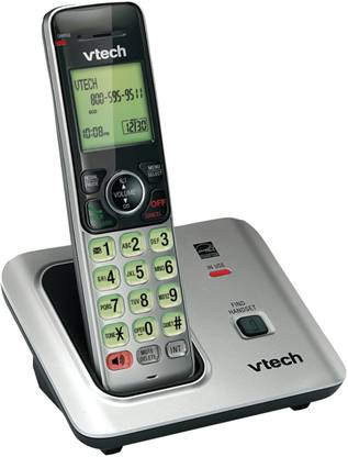 VTech CS6619 Dect 6.0 1-Handset Cordless Telephone Cordless Landline Phone