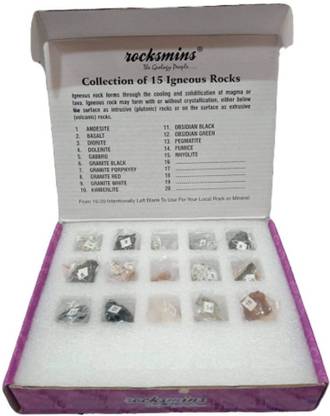 rocksmins Igneous Rocks Collection for Education