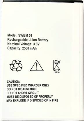 Full Life Mobile Battery For  Swipe Virtue SWBM 01