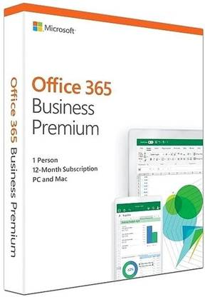 MICROSOFT Office 365 Business Premium |1 Person | 12-Month Subscription (Activation Key Card Inside)