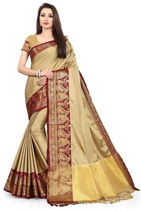 Woven Banarasi Jacquard Saree