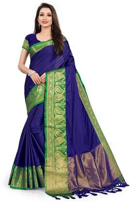 Woven Banarasi Jacquard Saree