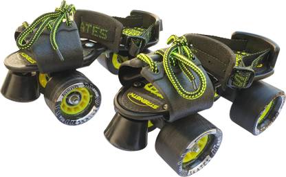 Jaspo Tenacity ZXI Adjustable (black) Quad Roller Skates - Size 6 UK