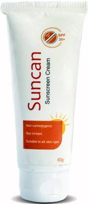 SunCan Sunscreen - SPF 50 PA+ Sunscreen Cream - SPF 30+ (60 gm)