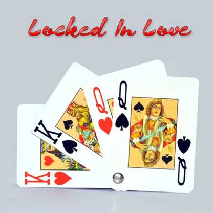 MilesMagic Locked in Love 4 Cards Trick (2 Red and 2 Black) for Real Magic Tricks Magic Kit Gag Toy