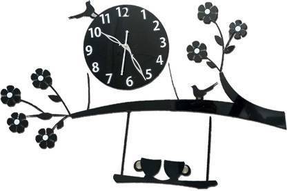 H M Enterprise Analog 30 cm X 28 cm Wall Clock