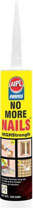 ABRO NO MORE NAILS High Strength general purpose construction adhesive for bonding various objects without drilling Adhesive