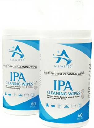 IPA ALL WIPES SANITIZING WIPES WITH 99.9% GERM KILL FORMULA
