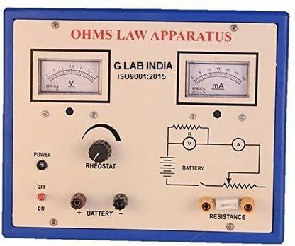 glab OHM'S LAW APPARATUS WITH POWER SUPPLY Boyles Law Apparatus