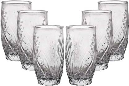 MSC (Pack of 6) WATER GLASS| JUICE GLASS| BEVERAGE| Tumblr Glass Set Water/Juice Glass