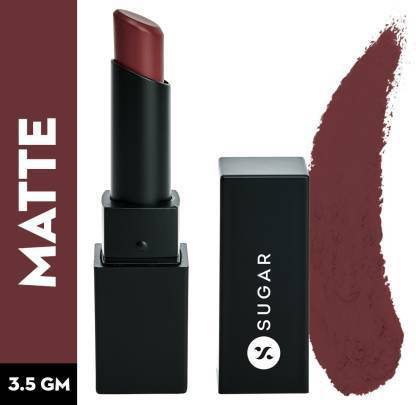 SUGAR Cosmetics Nothing Else Matter Longwear Lipstick - 12 Teak Over