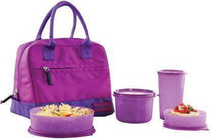 TUPPERWARE new classic lunch box 3 Containers Lunch Box