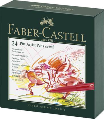 FABER-CASTELL Pitt Artist Pen B(Brush) Studio Box