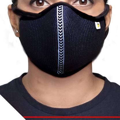 MASKIT Unisex Premium Quality, 3 Layered (With Melt Blown Filtration Layer), washable & re-usable, breathable Face Mask (Pack of 3) MSK - MSH - 001 Reusable, Washable Cloth Mask With Melt Blown Fabric Layer