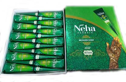 Neha Con-12 pc Natural Mehendi