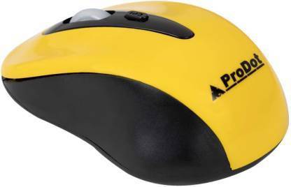 PRODOT Smooth Wireless Ambidextrous Optical Mouse