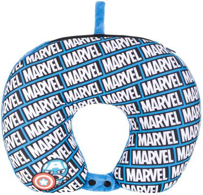 MINISO Avengers 2in1 U-shaped Pillow for Travelling Napping Resting, Captain America Neck Pillow