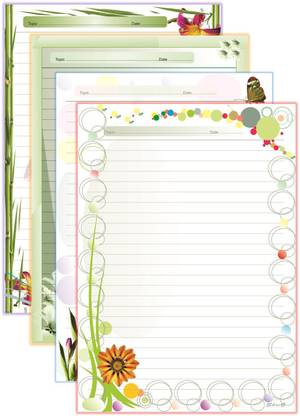 ShriG Designer Sheets Single Side A4 110 gsm A4 paper
