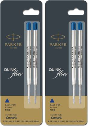 PARKER Quink Flow Ball Pen 4 Refills Ball Pen Refill