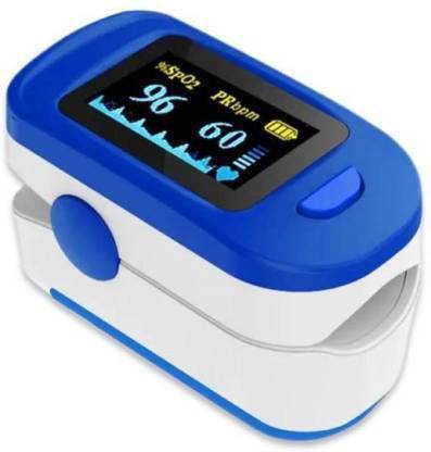 kcandy AccuSure Oled Display FS20C Pulse Oximeter (Blue & White) Pulse Oximeter