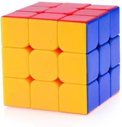 sahzone Stickerless Magic puzzles Cube 3x3x3 High Speed (1 Pieces)