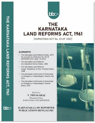 Karnataka Land Reforms Act, 1961 In English
