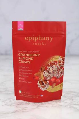 EPIPHANY SNACKS Cranberry Almond Crisps