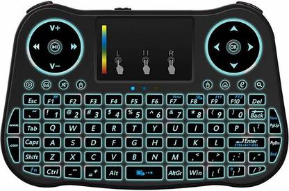 VIBOTON Mini Wireless Keyboard Touchpad 2.4GHz Multi-device keyboard