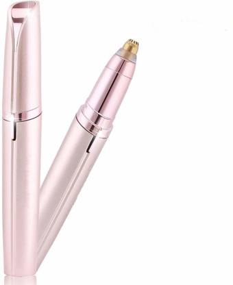 Virth Portable eyebrow Hair Removal Eyebrow Trimmer, Face, Lips, Nose Hair Removal Electric Trimmer with Light Trimmer 120 min  Runtime 0 Length Settings