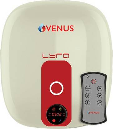 Venus LYRA DIGITAL 10RD IVORY/WINERED 10 L Storage Water Geyser