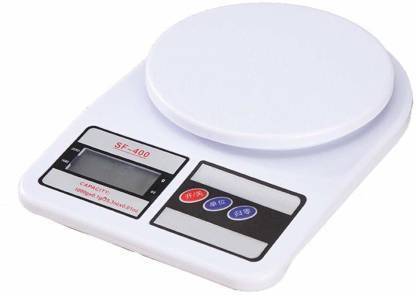 CSSTORE Digital Weighing Scale, Multipurpose (Color White, 10 Kg) Weighing Scale