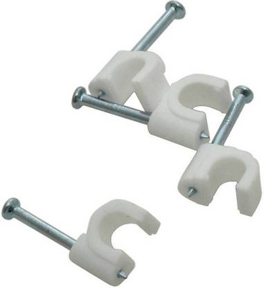 mandeetri 20 MM SHADDLE, PIPE CLAMP, CLIP FOR PIPE AND OTHER PRODUCT Plastic Hook & Loop Cable Tie