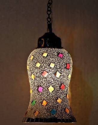 SAVORADE Multi Color Glass Mosaic Hanging Lamp Home Decor Glass Pendant Light Pendants Ceiling Lamp Pendant Lamp Ceiling Lamp