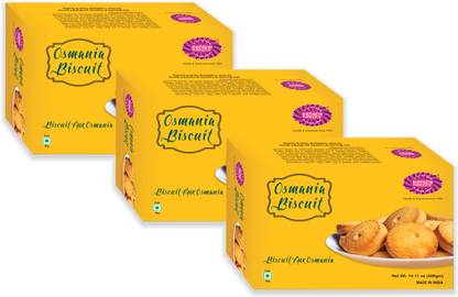 KARACHI BAKERY Osmania Biscuits (Pack of 3) Salted Biscuit