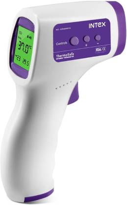 For 359/-(96% Off) Intex Infrared Thermo Safe Thermometer  (White, Purple) at Flipkart