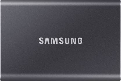 SAMSUNG T7 / 1050 Mbs / PC,Mac,Android / Portable,Type C Enabled / 3Y Warranty / USB 3.2 500 GB External Solid State Drive (SSD)