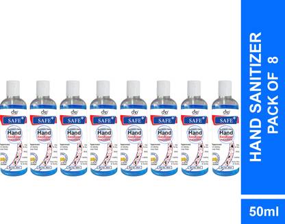 DNA Lifestyle Safe+  Cleanser Liquid - 50ml Hand Sanitizer Bottle