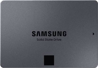 Samsung 870 QVO 4 TB Laptop, Desktop Grey SATA Internal Solid State Drive (SSD) (MZ-77Q4T0BW)