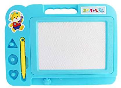 Happy Bachpan Learning Alphabets and Numbers (ABC &123) with drawing ,writing Magic Slate for kids (Multicolor)